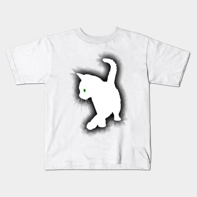 Pussy Cat #2 Kids T-Shirt by SiSuSiSu